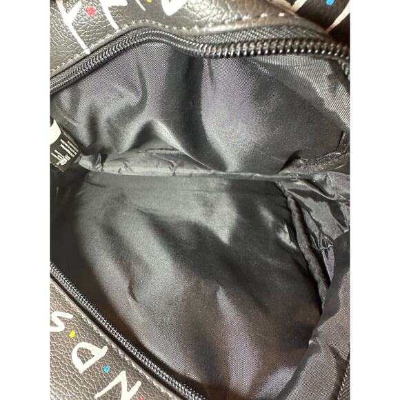 FRIENDS TV Show Backpack 10.5" Mini Bag Black Faux Leather with Coin Purse - Picture 6 of 7